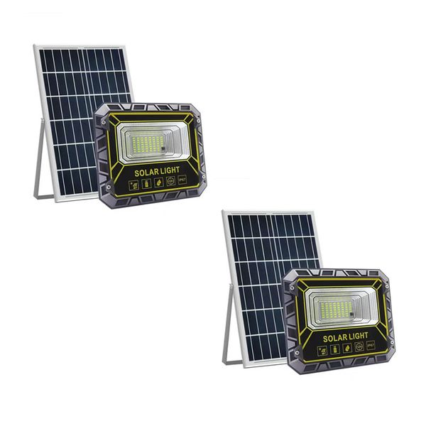 2 Set Of 100W Solar LED Human Induction Spotlight Outdoor Light FA-GTX-100W