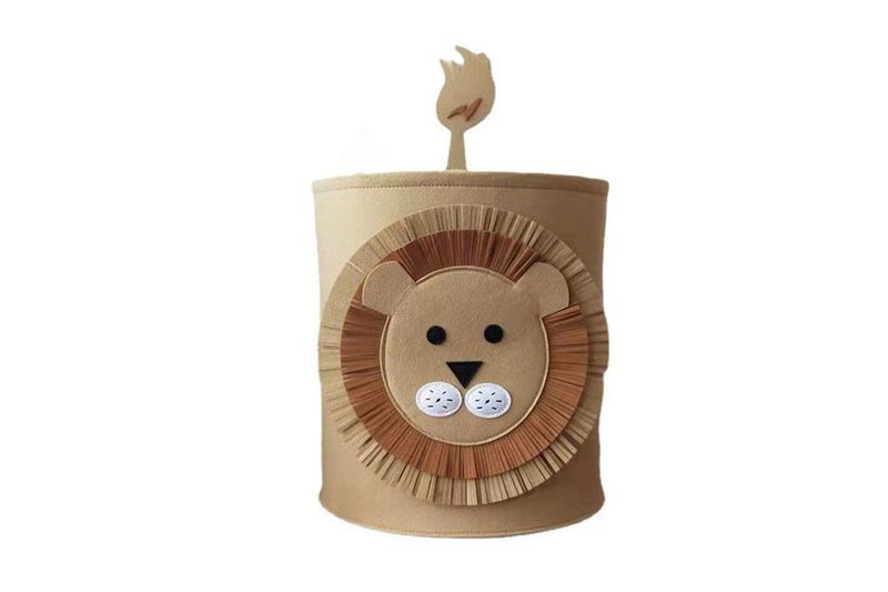 Billy Boo - Animal Felt Storage Baskets - 34x37cm - Lion