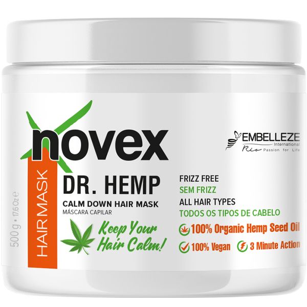 Novex Hemp Deep Hair Mask Exp 500g