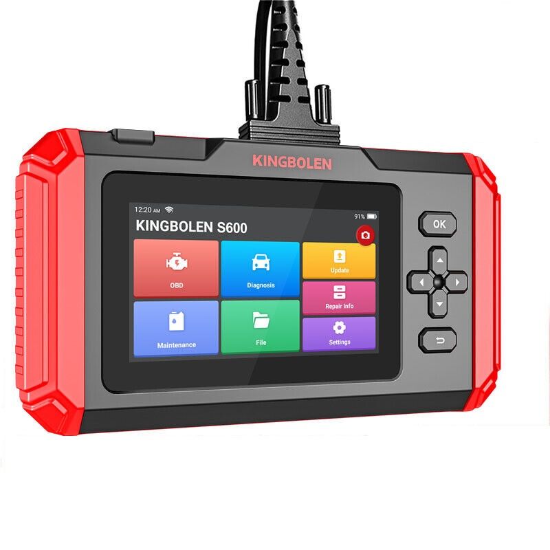 Kingbolen S600 Full OBD2 Diagnostic & Auto Scan Tool with Updates ...