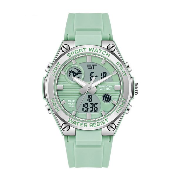 Sports Watch Digital Waterproof Watch LED lluminated-Dual Time Watch