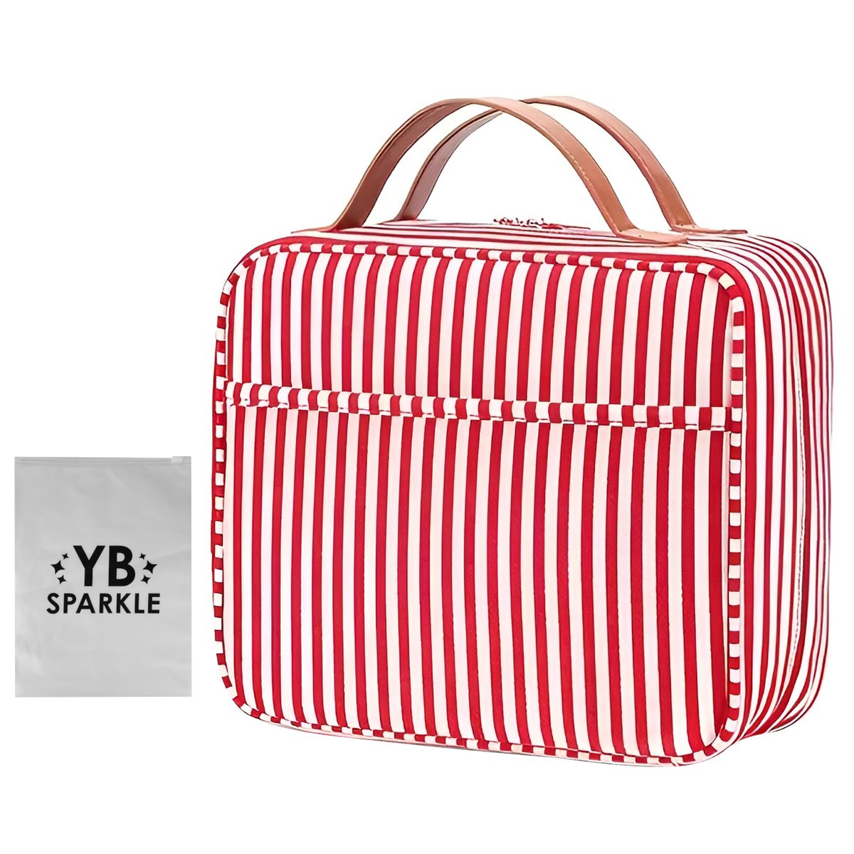 Hanging Bathroom/Shower Cosmetic Toiletry Travel Bag & YB Sparkle Bag