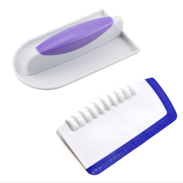 Icing Smoother and Cake, Pastry &amp; Dough Scraper Set