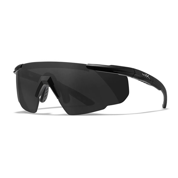 Wiley X Saber Advanced Smoke Grey Lens Glasses with Matte Black Frame