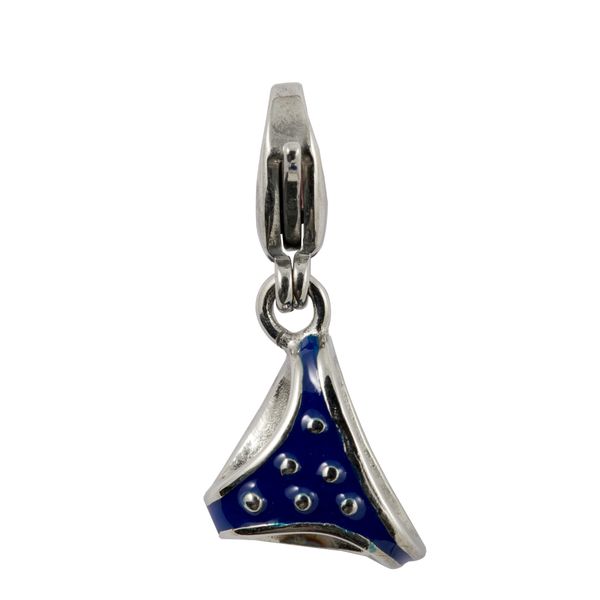 Bad Girl Bikini Bottom Charm - Dark Blue