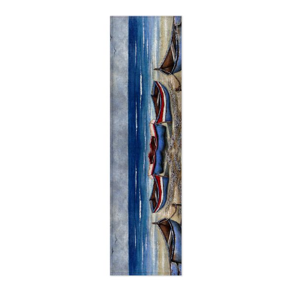 West Coast Fishing Boats By Stella Bruwer 160cm Table Runner