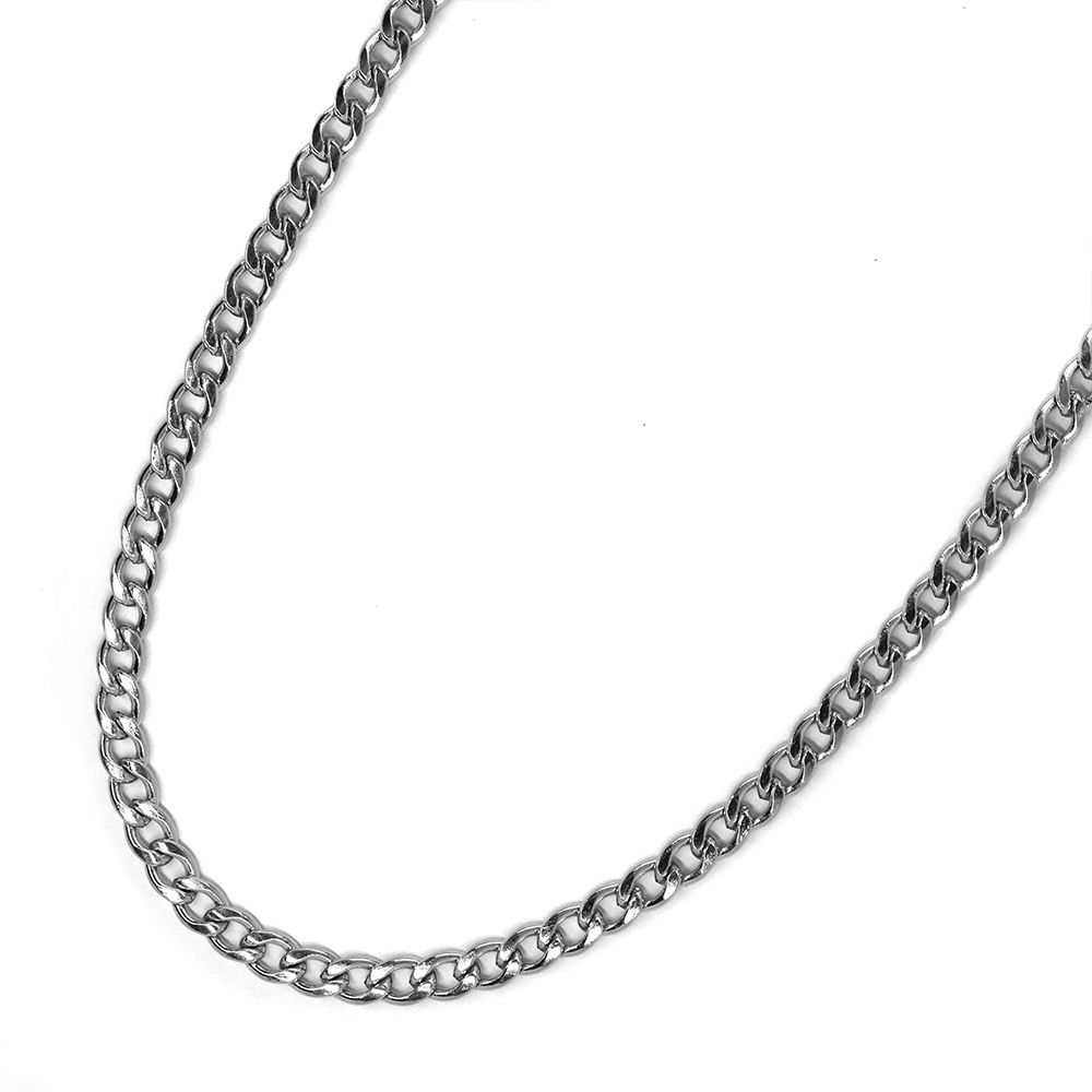 Xcalibur 55cm Curb Chain , 4mm Wide, Stainless Steel | Shop Today. Get ...