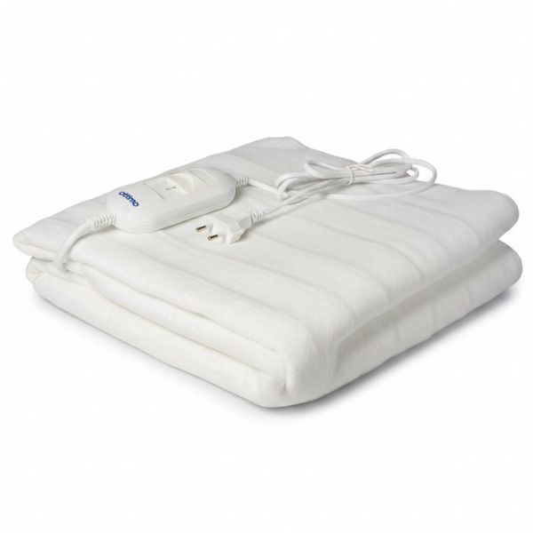 Ottimo Single Tie Down Electric Blanket 150x75cm 3 Heat Settings for Winter