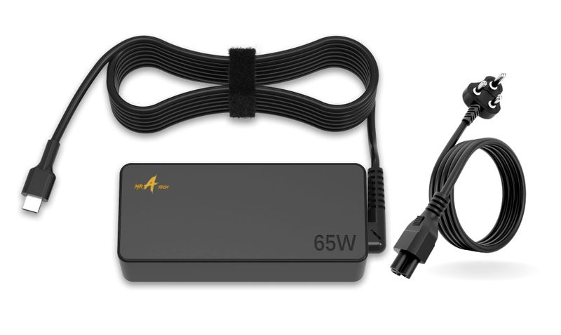 USB-C Laptop AC Charger Adapter 65W ( Compatible with Apple Type-C )