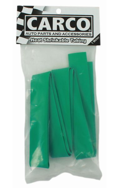 Carco Heat Shrink Tubing - 12mm x 1 Meter - Green