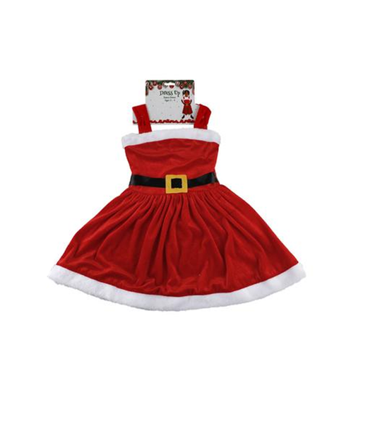 Xmas Girls Santa Dress Up