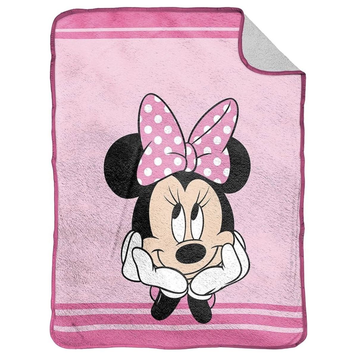 Minnie Mouse - All About The Bow Sherpa Throw | Shop Today. Get It ...