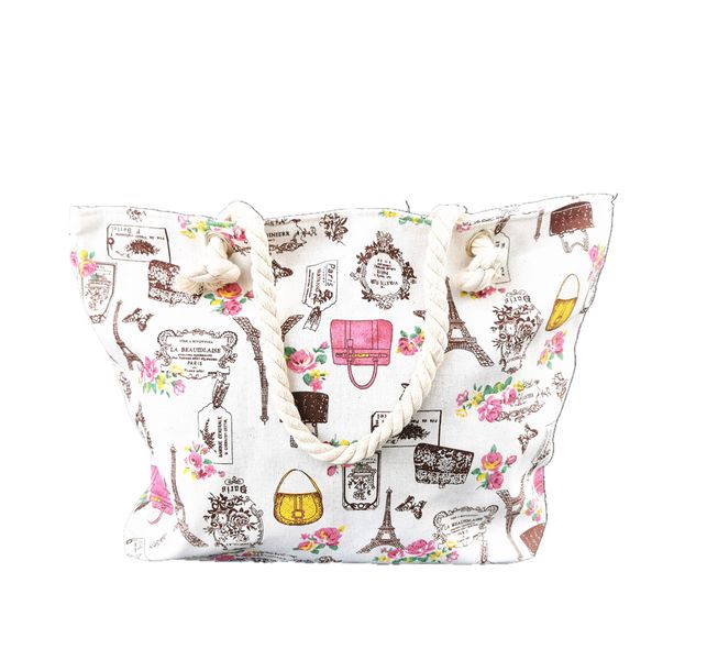 2021 Havanas Beach Bag Tote Bag - Eiffel