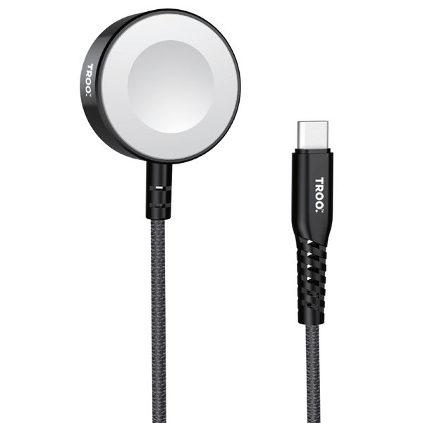 TROO Certified MFI Apple iWatch MagSafe Wireless Fast Charger - Braided