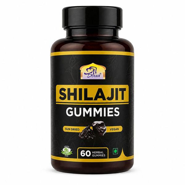 AL Khair Shilajit Gummies 60 Count Vegan Herbal Wellness Supplement