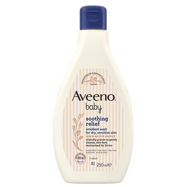 Aveeno Baby, Soothing Relief Emollient Wash, 250ml
