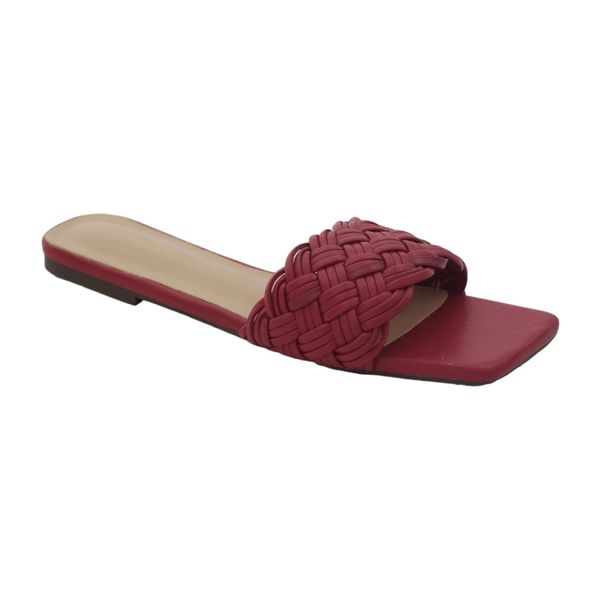 LaMara Paris - Sapphire Pleated Strippy Slide - White