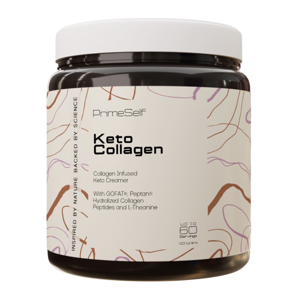 PrimeSelf Keto Collagen Powder - Joint & Ketogenic Energy - 60 Servings