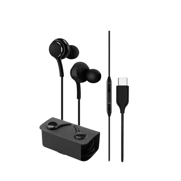 Type-C Wired Earphones with Control HIFI Compatible with Multiple Devices
