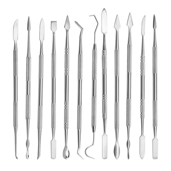12-Piece Stainless Steel Clay Sculpting Tool Set