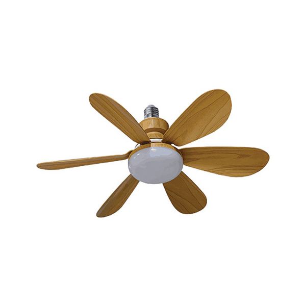 20,5 Blade E27 Ceiling Fan/Lamp Wood Grain CCT Adjustable with Remote