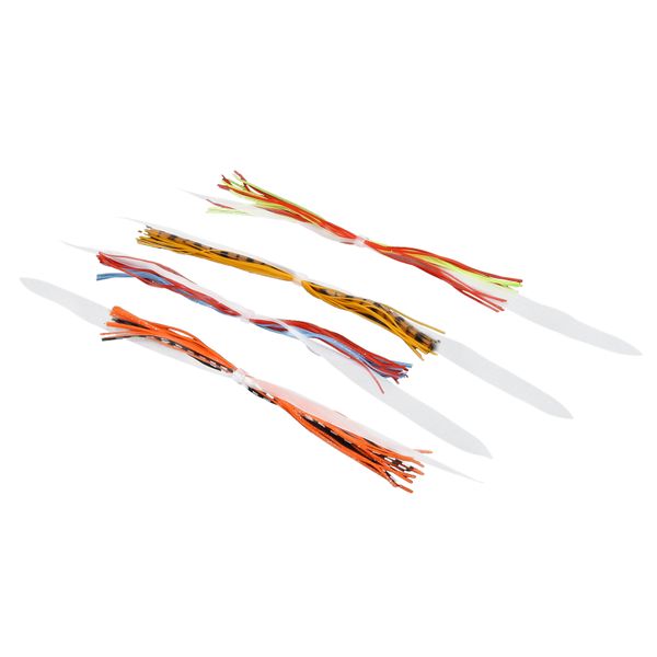 Colorful Silicone Skirts Lures Compatible with Fishing Baits 4 Bag