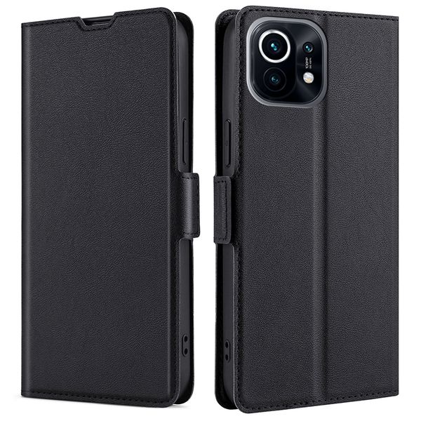 Flip Cover Compatible With Xiaomi 11 Shockproof Side Buckle Leather Case