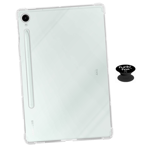 Funki Fox Transparent Case Compatible with Samsung Galaxy Tab S9+ / S9 FE+ / S10+ (12.4")