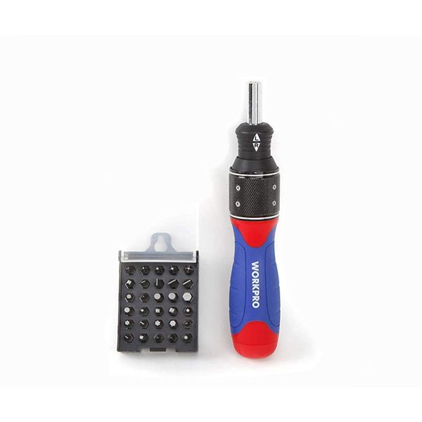 Workpro - Dual Drive Screwdriver - 6 Speed - 32 Piece