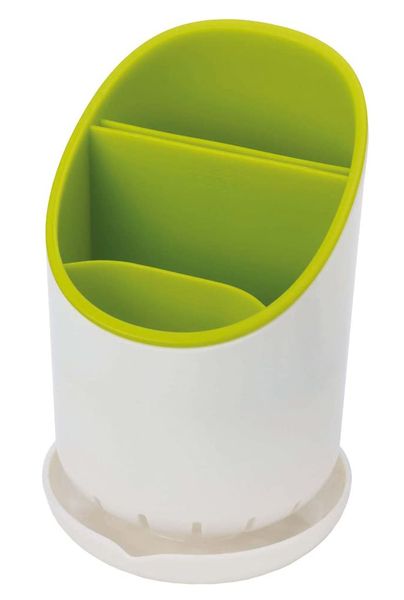 Kitchen Cutlery Holder Drainer - Green