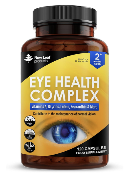 Eye Health Complex Lutein &amp; Zeaxanthin Capsules - Vision Support, Eye Care