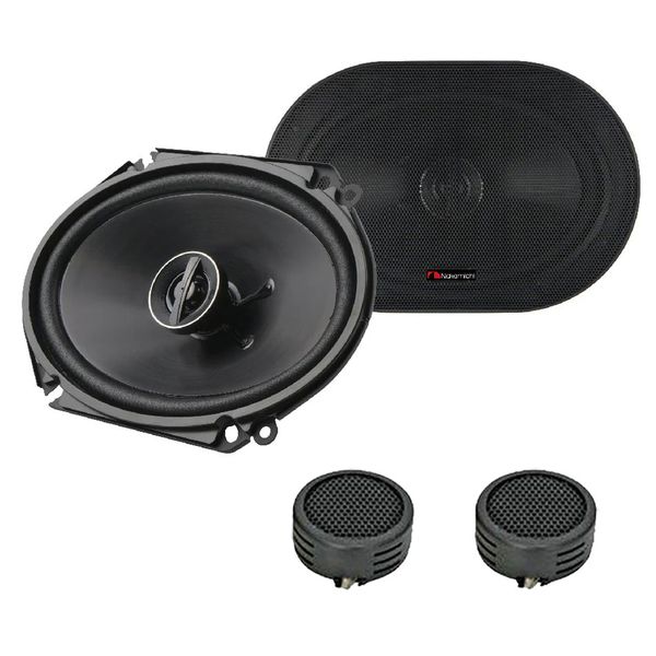 Nakamichi NSE6858 6×8" 350 Watts 2-Way Coaxial Speakers &amp; Evo Tweeters
