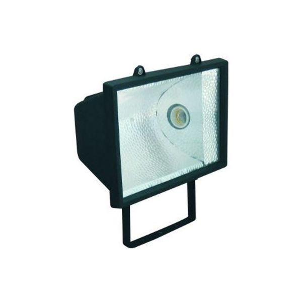 ACDC - Floodlight Black Symmetric E27 With 30W CFL IP54