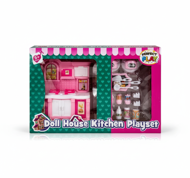 Perfect Play 11.5-Inch Fashion Doll Kitchen Set with Accessories
