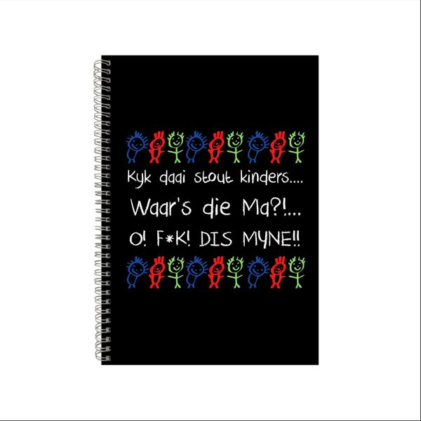 Stout Kinders Notebook Afrikaans Gift Idea A4 Notepad Pad 49