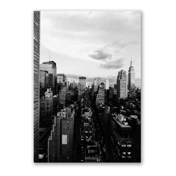 Skyline at eye level Canvas Home Decor Wall Art