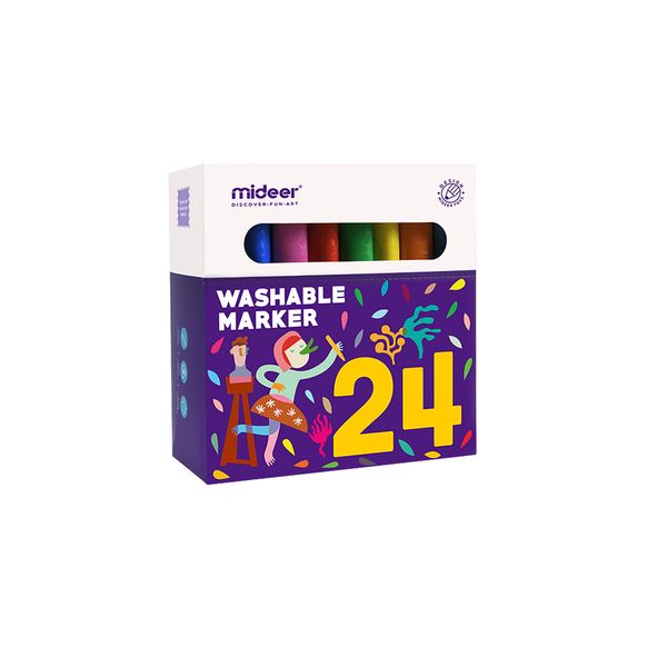 Mideer Washable Markers 24 Markers