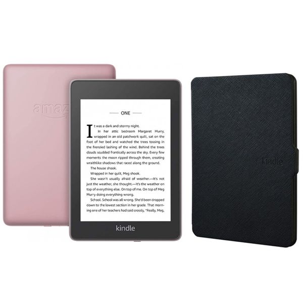 Kindle Paperwhite Wi-Fi With S/O 8GB (10th Gen 2018) Plum With Black Cover
