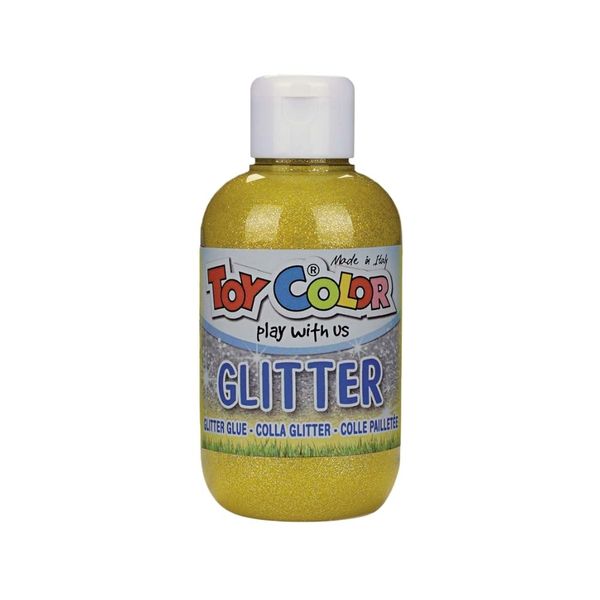 Toy Color - Superwashable Magic Glitter Glue Tempera for Kids - 250ml