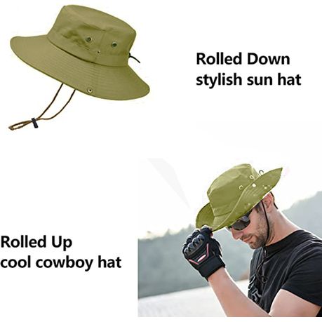 Unisex Wide Brim Sun Protection Quick Dry Fishing Hat with Neck Flap, Shop  Today. Get it Tomorrow!