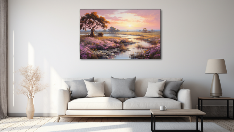 Canvas Wall Art - Colours of the Bush at Dawn - MT0420