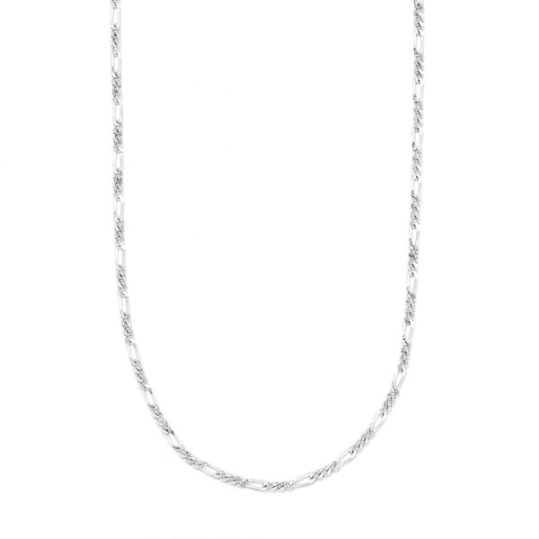 Silverbird 925 Sterling Silver 55cm Figaro Chain