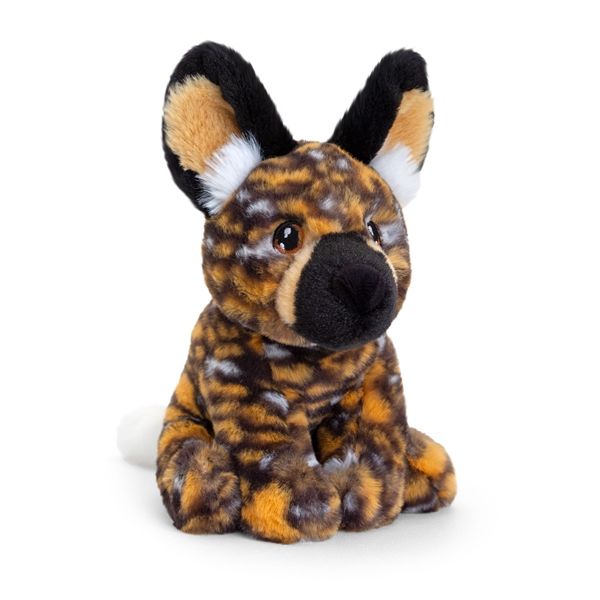Keeleco African Wild Dog 18cm Eco-Friendly Stuffed Animal, 100% Recycled