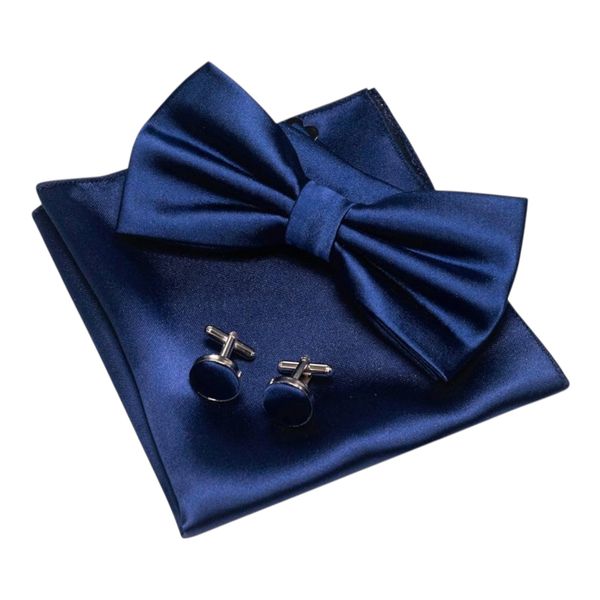 Men's Classic Bow Tie Set - 12.5x6.5cm