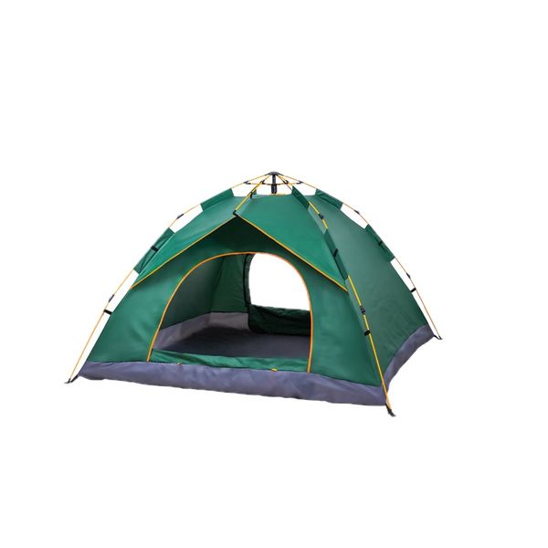 Deli Double-Door Automatic Camping Tent Green, 205×205×115cm