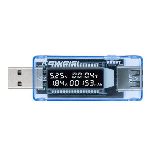 USB Voltage and Current Meter, Power Capacity Portable Power Bank Tester