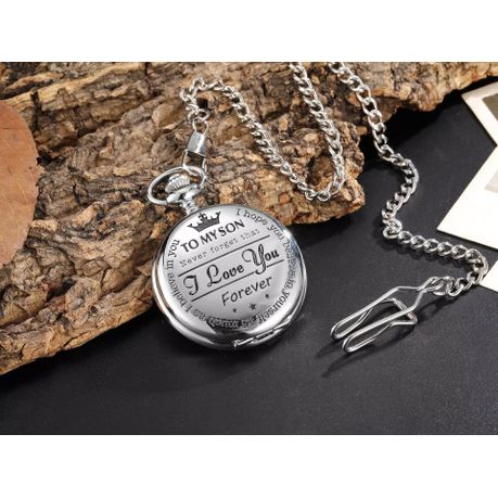 To my son deals quartz pocket chain watch