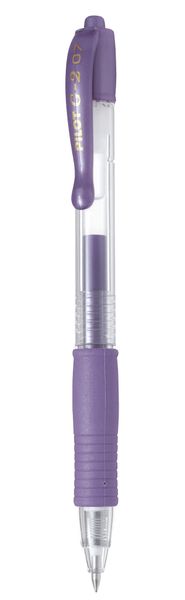 Pilot G-2 0.7 Gel Retractable Pen - Box of 12 - Metallic Violet