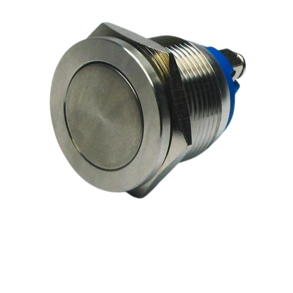 AVP19FHWM1S 19mm Anti-Vandal Momentary Switch Flat Button 2A 36VDC