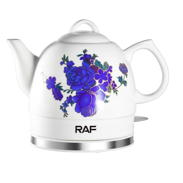 RAF 1.0L Ceramic Electric Kettle - 1000W Fast Boil with Auto Shut-Off